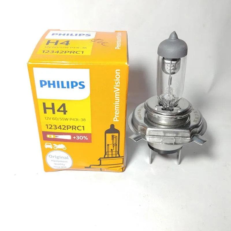 Philips H4 Halogen Bohlam Lampu Depan Motor [60-55 Watt]