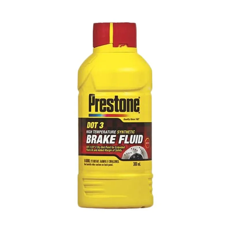 Minyak Rem Prestone DOT 3 High Temperature Synthetic Brake Fluid